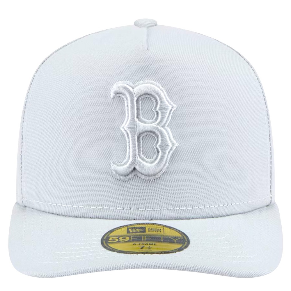 Boston Red Sox New Era White/White - 59FIFTY Fitted Hat - 7 3/4 - NEW!